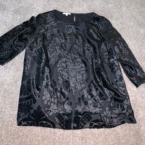 Formal Black Blouse